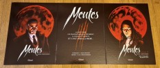 Rare tryptique collector illustrée, pour la sortie du tome 2 de la série " Meutes " : Lune Rouge.. ( Bandes Dessinées ) - Jean Dufaux - Olivier ...