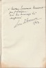 Les Anneaux de Bicêtre. ( Rare tirage du service de presse en version broché, avec belle dédicace autographe, signée et datée de Georges Simenon à ...