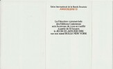 Rare carton d'invitation Casterman, dépliant, illustré par Jacques Tardi, pour le Stand " Bulle à New-York ", au 13ème Salon International de la Bande ...
