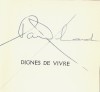 Dignes de Vivre. ( Tirage numéroté, signé par Paul Eluard ).. Paul Eluard - Jean Fautrier.
