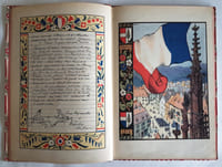 Le Paradis Tricolore par l'Oncle Hansi. Petites Villes et Villages de l'Alsace dèjà délivrée. Un peu de texte et beaucoup d'images pour les petits enfants allié.