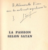 La Passion selon Satan. ( Avec cordiale dédicace autographe, signée de l'auteur de Jacques Sadoul ).. ( Howard Phillips Lovecraft ) - Jacques Sadoul.