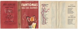 Fant&ocirc;mas vole des Blondes. ( Avec rare jaquette illustr&eacute;e ).. ( Fant&ocirc;mas ) - Marcel Allain.