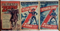 Zorro série complète en 3 Fascicules. Le Signe de Zorro - Le Retour de Zorro - La Revanche de Zorro.. ( Zorro - Littérature adaptée au Cinéma ) - ...