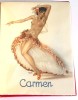 Carmen suivi de " La Course de taureaux ". Tirage de luxe numéroté avec pointe sèche, suite des illustrations et enrichi d'un dessin original, signé ...