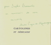 Cartolines et dédicaces, 1953-1960. ( Avec cordiale dédicace de André Pieyre de Mandiargues à à la photographe Sophie Bassouls ). André Pieyre de ...