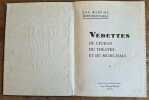 Les Albums Documentaires. Vedettes de l'Ecran, du Théâtre et du Music-Hall, n°1.. ( Cinéma ) - Anonyme