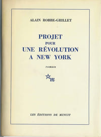 Projet pour une Révolution à New-York. ( Avec dédicace de Alain Robbe-Grillet ).