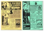L'Echo du Canon n° 1 et 2: Revue en micro-tirage, dédiée à l'univers de Sherlock Holmes.. ( Sherlock Holmes- Pastiches ) - Marc Madouraud - Philippe ...