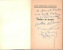 Théâtre de Société. Scènes d'Actualité. ( Avec une belle dédicace autographe signée, de Arthur Adamov, contresignée par Guy Demoy et Maurice Regnaut ...