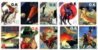 Reliure éditeur n° 1 de O.K. L'Hebdomadaire de la Jeunesse : Contient les numéros 1 à 10, publiés du 16 mai au 22 août 1946. . ( Bandes Dessinées ) - ...