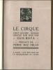 Le Cirque. ( Un des 425 exemplaires sur vélin pur fil Lafuma numérotés ).. Pierre Mac Orlan - Gus Bofa.