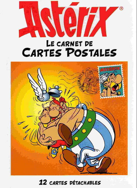 Carnet de 12 cartes postales.. ( Bandes Dessin&eacute;es Objets Para-BD - Ast&eacute;rix et Ob&eacute;lix ) - Albert Uderzo - Ren&eacute; Goscinny
