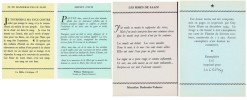 Douze Textes pour Ralentir les Mois. ( Tirage unique à 220 exemplaires numérotés sur flandre. Le nôtre est imprimé pour Luc Estang ).. ( Editions GLM ...
