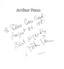 Arthur Penn. ( Dédicacé par Arthur Penn à Pierre Goulliard ). ( Cinéma ) - Arthur Penn - Robin Wood.