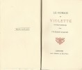 Le Roman de Violette. Oeuvre posthume d'une Célébrité masquée.. ( Homosexualité - Lesbianisme ) - Anonyme écrit par la Marquise de Mannoury d'Ectot.