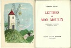 Lettres de mon Moulin. Illustrées de 12 lithographies originales de Raymond Peynet.  ( Tirage à 1000 exemplaires numérotés sur vergé, avec dédicace et ...