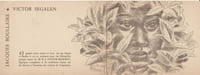 Carton d'invitation pour le vernissage de l'exposition " Deux Voyages à Tahiti, Jacques Boullaire illustre Victor Segalen " à la Galerie Librairie Jean Loize.
