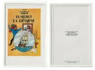 Carte en couleurs, deux volets, reprenant la couverture de l'album de Tintin : Le Secret de la Licorne + enveloppe.. ( Bandes Dessinées ) - Georges ...