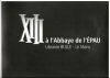 Dépliant publicitaire XIII à l'Abbaye de l'Epau. Librairie Bulle - Le Mans. (  Avec deux illustrations inédites de Jean Giraud et William Vance, ...