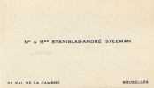 Le D&eacute;mon de Sainte-Croix. ( Avec carte de visite de Stanislas-Andr&eacute; Steeman ).. Stanislas-Andr&eacute; Steeman.