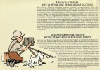 Enveloppe " Tintin au Congo " avec timbre affranchi du 1er jour + Planche illustrée avec les 2 timbres avec cachet du 1er jour Belge et République ...
