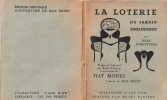 La Loterie du Jardin Zoologique - Fiat Modes. ( Tirage numéroté sur alfama ).. Kurt Schwitters - Max Ernst.