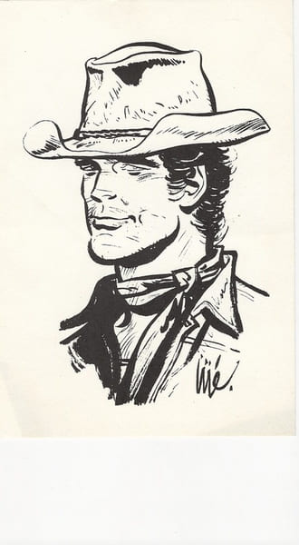 Magnifique carte postale de Jij&eacute; : Jerry Sring.. ( Jerry Spring - Bandes Dessin&eacute;es ) - Joseph Gillain dit " Jij&eacute; ".