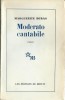 Moderato cantabile. ( Avec cordiale de Marguerite Duras à l'ethnologue Jean Pouillon ).. Marguerite Duras.