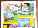 Magnifique planche originale encre de chine & gouache intitulée " Alice in Wonderland - Birds washing " / ( Alice au pays des Merveilles ) . ( Bandes ...