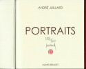 Portraits d'André Juillard.( Portfolio en tirage unique à 300 exemplaires numérotés et signés par André Juillard + tiré à part signé ).. ( Bandes ...