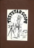 Superbe dessin original à l'encre de chine signé par Jacques Devos, intitulé " Teststarscope ".. ( Bandes dessinées ) - Jacques Devos.