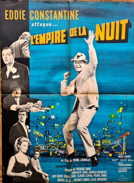 Affiche pour le film de Pierre Grimblat : L'Empire de la Nuit.. ( Cin&eacute;ma ) - Fr&eacute;d&eacute;ric Dard - Pierre Grimblat.
