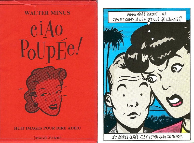 Ciao Poupée ! ( Portfolio de 8 cartes postales ). ( Bandes Dessinées ) - Walter Minus.