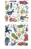 Transrama géant Télévision Jesco : Tintin Reporter ( décors + personnages en décalcomanies ). ( Bandes Dessinées Objets Para-BD ) - Georges Rémi dit ...