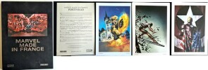 Portfolio Marvel made in France.( Tirage unique à 370 exemplaires numérotés ).. ( Bandes Dessinées ) - Roland Boschi - Aleksi Briclot - Philippe ...
