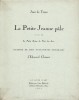 La Petite Jeanne Pâle suivi de La Petite Sirène du Pont des Arts. ( Signé par Chimot ).. Jean De Tinan - Edouard Chimot