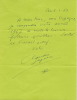 Belle lettre autographe signée de Claude Seignolle, sur papier vert, adressée à Albert Doppagne, en guise de vœux pour l'année 1967.. Claude ...