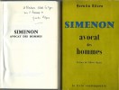 Simenon, Avocat des Hommes.  ( Avec cordiale dédicace de Quentin Ritzen à l'écrivain Odette Lutgen. ). ( Georges Simenon ) - Quentin Ritzen - Gilbert ...