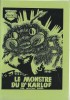 Le Monstre du Dr Karlof. ( Tirage unique à 50 exemplaires numérotés ).. ( Science-Fiction ) - Wallace Edger.