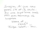 Carte de voeux 1991 + Ex-Libris - Carton d'invitation d'exposition avec cordiale dédicace de Philippe Dupuy.. ( Bandes Dessinées ) - Philippe Dupuy - ...
