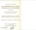 Carton d'invitation pour l'exposition " Les Maîtres de l'Orge ".. ( Bandes Dessinées ) - Francis Valles - Jean Van Hamme