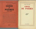 Choix de Poèmes 1914-1941. ( Exemplaire du service de presse avec prière d'insérer ).. Paul Eluard.
