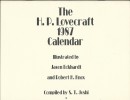 The H P Lovecraft 1987 Calendar, illustrated by Jason Eckhardt and Robert H.Knox.. ( Littérature en Anglais ) - Howard Phillips Lovecraft - S.T. Joshi ...