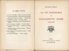 La vie exécrable de Guillemette Babin, Sorcière. ( Un des 120 exemplaires numérotés sur Vélin pur fil lafuma, du tirage de tête, seul grand papier ).. ...