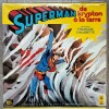 Disque 33 tours : Superman de Krypton.. ( Disques - Bandes Dessinées ) - Superman - Nadine Forster - Victor Rosenberg - François Chaumette.