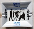 Cendrier Sony / Jazz " I Like Jazz ! " en Porcelaine de Limoges.. Jazz 