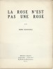La Rose n'est pas une Rose. Poèmes.. ( Poésie ) - Henri Pastoureau.