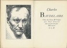 Charles Baudelaire. ( Tirage numéroté à 1300 exemplaires sur vélin ).. ( Editions GLM / Guy Lévis Mano ) - Paul Eluard - Charles Baudelaire - Louis ...