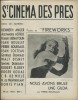 Revue Saint-Cinéma des Prés, n° 2 de 1950.. ( Cinéma Fantastique ) - Boris Vian - Jean Cocteau - Jean Boullet - Pierre Boursaus - Robert Benayoun - ...